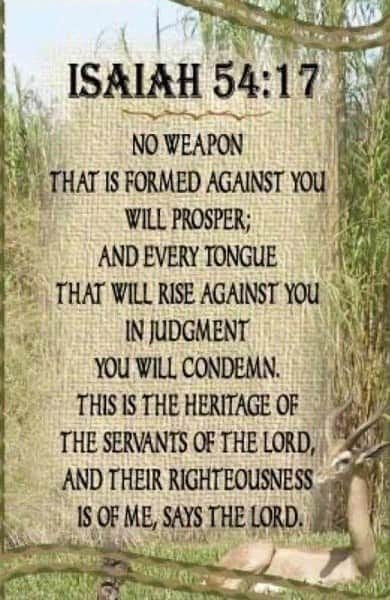 Isaiah 54 17