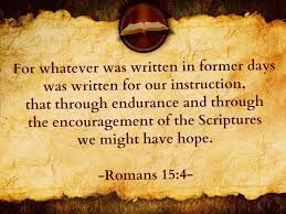 Romans 15 4, Hope